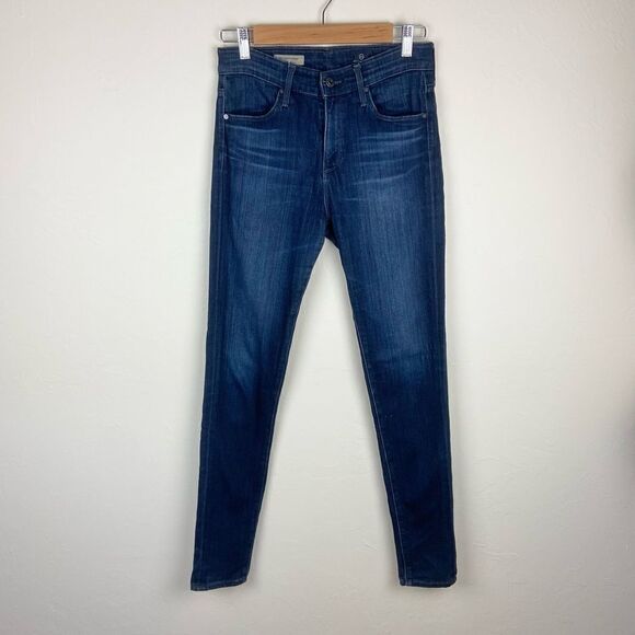 AG ‘The Farrah Skinny’ High-Rise Jeans - Brooks Wash - Picture 2 of 8